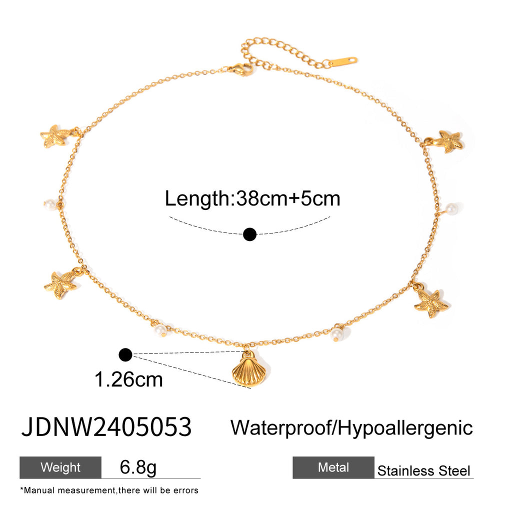 2H Stainless Steel Pearl Ring Design Earrings Stud Earrings