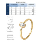 R0250 French Fashion Simple Square Zircon Ring for Women Fresh Versatile Design Ring