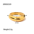 Stainless Steel Bracelet in Gold-Plated — Thoughtful Design — jewelry detail — jewelry finish and design detail