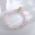 Gold-Plated Brass Bow Beaded Bracelet with a refined design profile — jewelry finish and design detail