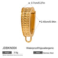 Gold-Plated Stainless Steel Pendant Necklace — Luminous Finish — additional product detail 29 — jewelry finish and design detail