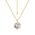 Gold-Plated 925 Sterling Silver Minimalist Chain Distinctive Necklace — jewelry construction