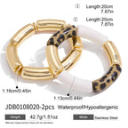 UV Gold-Plated Resin Bracelet Acrylic Bamboo Joint Bracelet Melad Autumn Winter Wristband