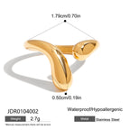 Love ring non-fading stainless steel jewelry for women