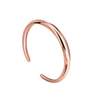 B0043 gold Glossy Open Bracelet for Women Heavy Metal Feel Fashion Jewelry