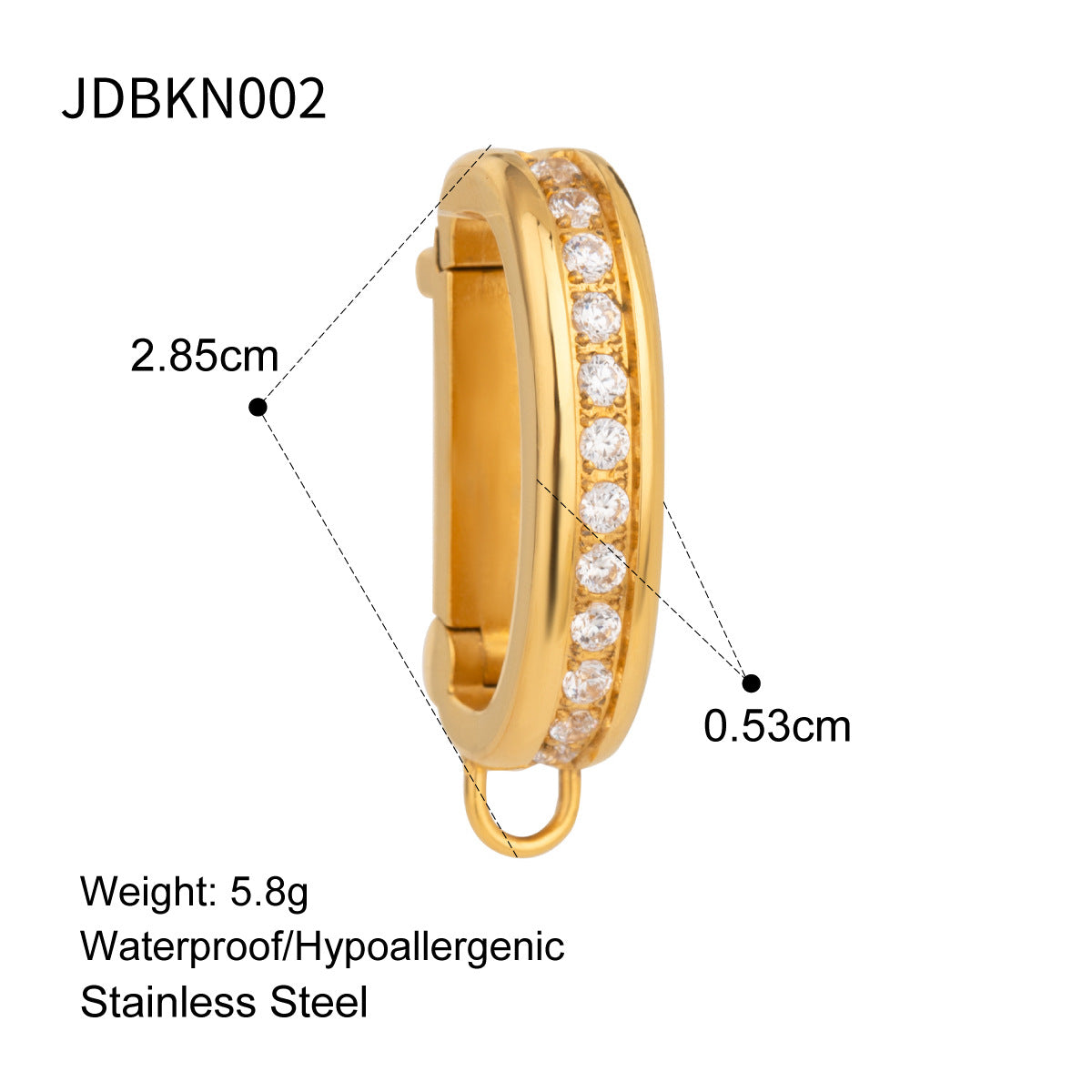 Stainless Steel Bikini Connection Buckle diy Pendant Jewelry Accessories