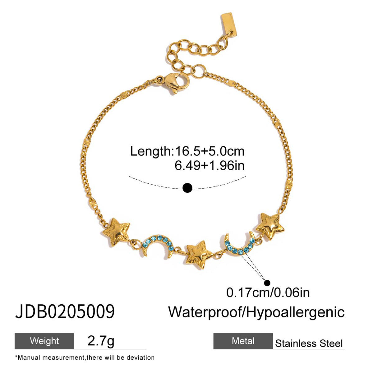 Stainless Steel gold Earrings Zircon Earrings Jewelry18k Ornament