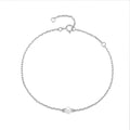 Classic Pearl 925 Sterling Silver Bracelet — inner surface view — jewelry finish and design detail