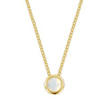 Gold-Plated 925 Sterling Silver Minimalist Pendant Necklace — jewelry construction