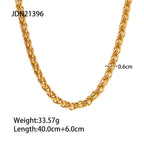 18K Real Gold Plated Stainless Steel Jewelry Trendy Pendant New Fashion Bracelet Chain Bracelet Accessories
