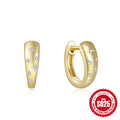 Zircon Chain 925 Sterling Silver Ear Clips — craftsmanship detail — jewelry finish and design detail