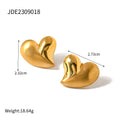 Gold-Plated Minimalist Stainless Steel Necklace — alternate product view — jewelry finish and design detail