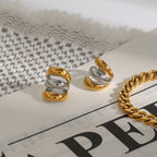 Stainless Steel Color Matching Ear Clip No Hole Earrings Ear Jewelry Earrings