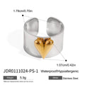 Cherry Heart-Shaped Ring — product styling — jewelry finish and design detail