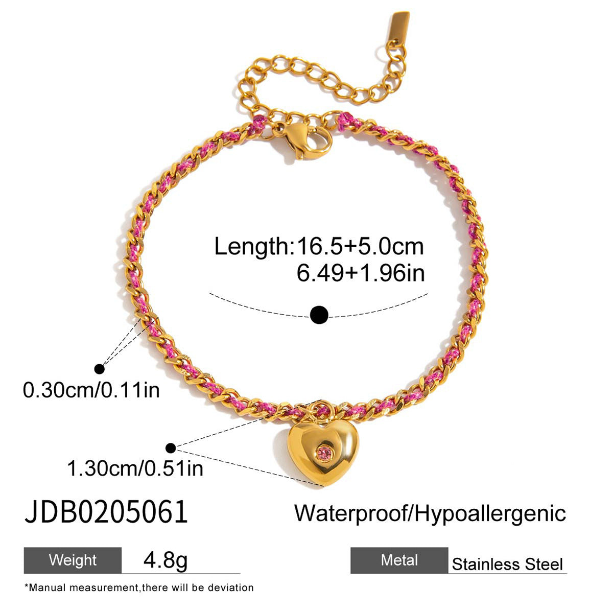 Devil's Eye OT Non-fading Stainless Steel Autumn Winter Bracelet