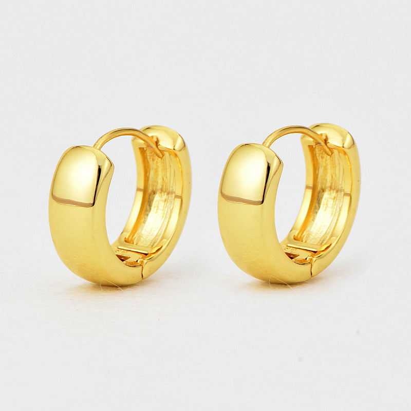 E0685 Fashionable Elegant Simple Design Earrings for Women Trendy Retro Ear Accessories