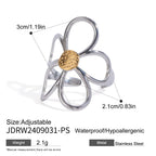 Flower Pearl Ring Non-Fading Jewelry Accessories Ring