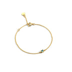 Simple Rock Sugar Cubic Zirconia Bracelet Geometric Square Inlaid Diamond Gold-Plated Thin New Product