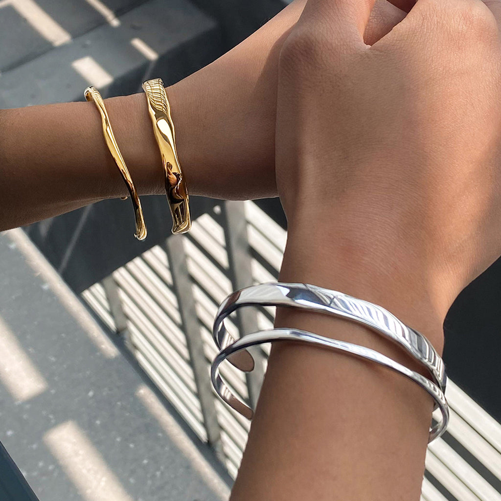 Jewelry Bracelet Non-Fading Bangle Stackable Stainless Steel Accessories bracelet