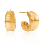 2H Stainless Steel gold Earrings Studs Non-Fading Ear Jewelry for Women