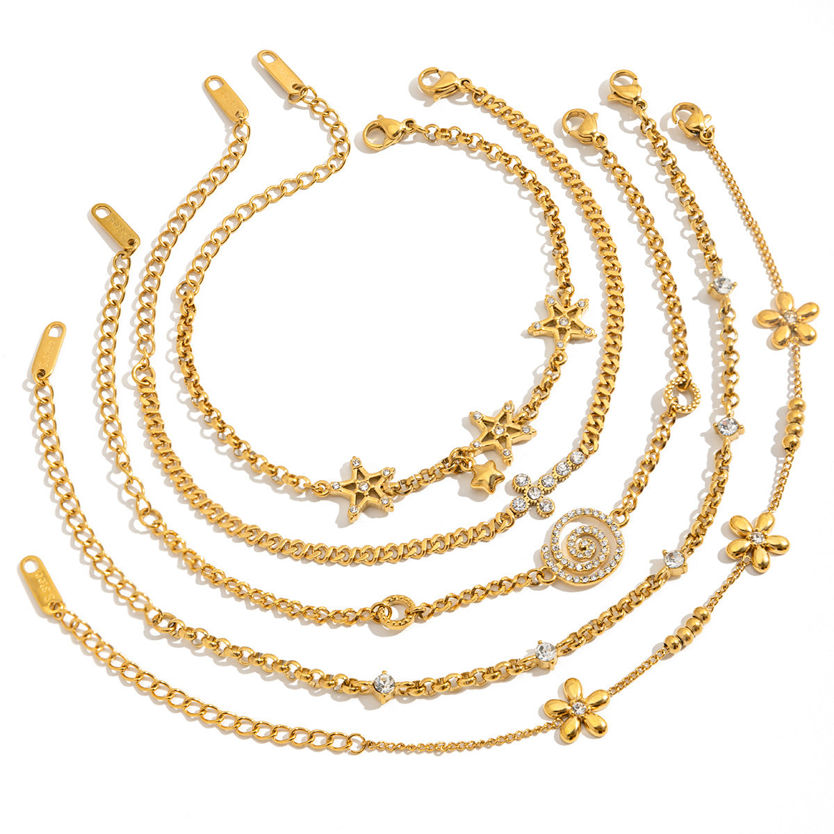 Stainless Steel Zircon Bracelet High Appearance Non-Fading Jewelry bracelet