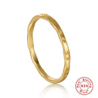 Japanese and Korean Design925Sterling Silver Ring Creative Simple Trendy Small Sun Retro Ring