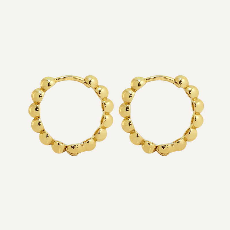 CYE0849 Hoop Earrings for Women2025New Simple Hoop Earrings Round Ear Studs
