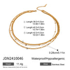 Stainless Steel Red Agate Cross Necklace Heart Pendant Collarbone Chain Neck Chain Jewelry