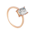 Gold-Plated Brass Square CZ Ring — Distinctive Outline for curated everyday jewelry assortments — jewelry finish and design detail