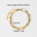 2H Stainless Steel Zircon Bracelet Women's Jewelry Non-Fading Jewelry