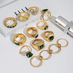 2H Stainless Steel Ring Non-Fading Women's Design Ring Non-Fading Jewelry ring