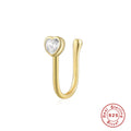 Teardrop Geometric Drop 925 Sterling Silver Ring — side profile — alternate angle 2 — jewelry finish and design detail