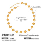 Ocean Jewelry Vacation Necklace for Women Simple Bracelet Non-Fading Jewelry