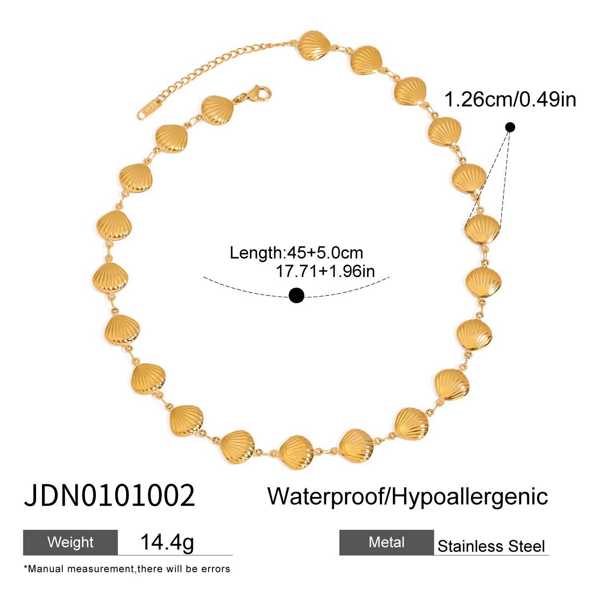 Ocean Jewelry Vacation Necklace for Women Simple Bracelet Non-Fading Jewelry