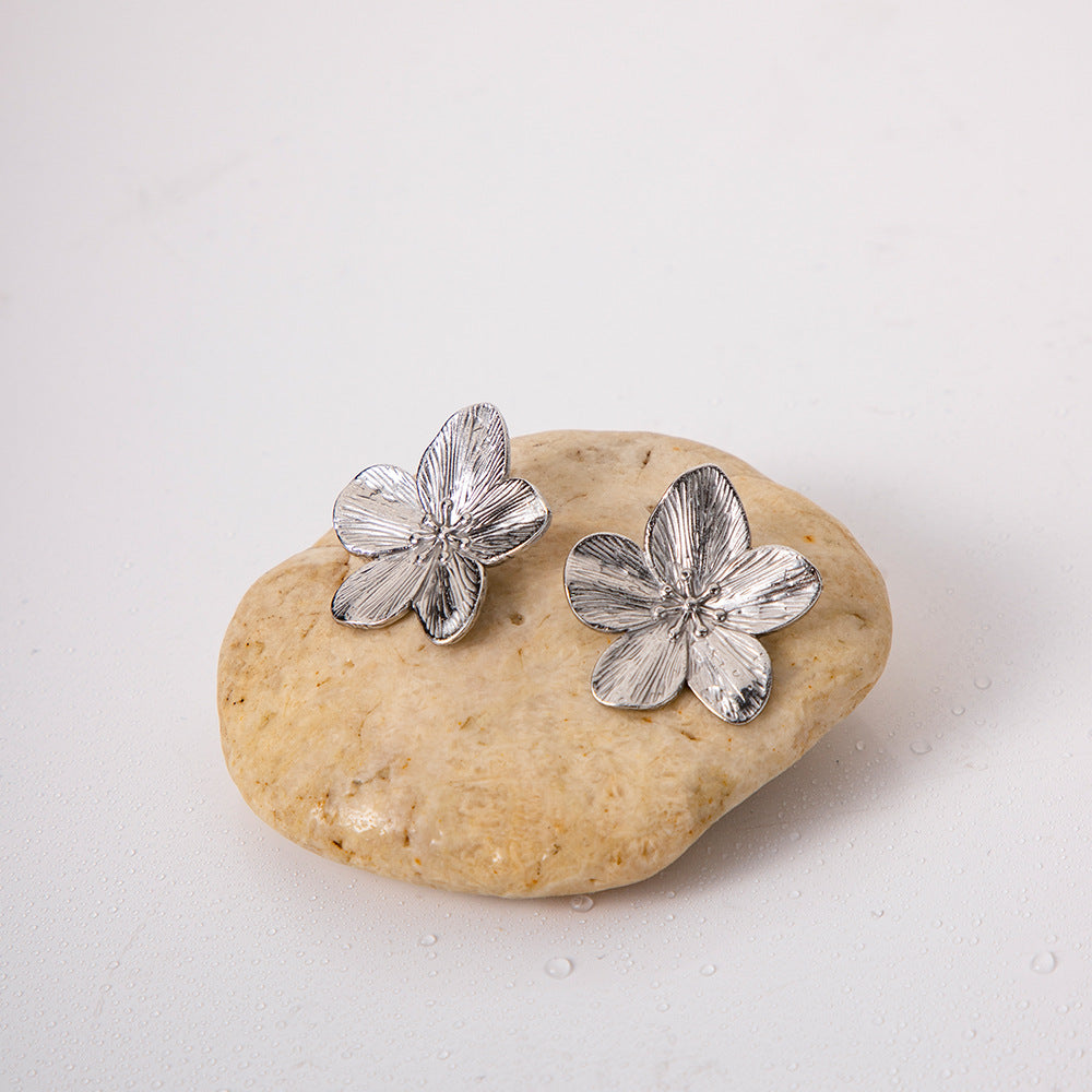 2H Flower Earrings Studs2025New Trendy Elegant  Design Earrings Fashion