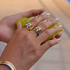 Heart-shaped Ring Non-fading Jewelry Ring Decorative Cherry