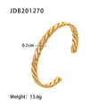 Cuban Link Stainless Steel 18K Gold-Plated Bracelet — jewelry construction