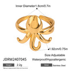 Ring Women's Design Stainless Steel Jewelry Non-Fading Jewelry rings