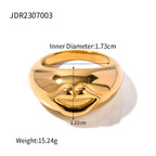 Zircon Ring Stainless Steel Jewelry for Women Non-Fading ring