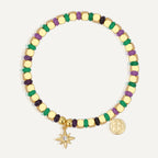 B0290 Vacation Zircon Eight-Pointed Star Beads Fashion Trend Chalcedony Beads