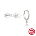 Minimalist Crystal 925 Sterling Silver Earring Set — craftsmanship detail — jewelry finish and design detail