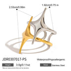 Color matching ring that doesn't fade, women's jewelry, stainless steel