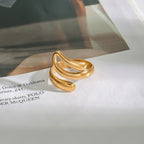 2H Jewelry Stainless Steel Ring Non-Fading Jewelry Ring rings