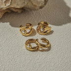 Pearl Ear Clip Stainless Steel Earrings Ear Jewelry Design Accessories