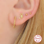 S925Pure Silver Creative Fun Scorpion Fashion Stud Earrings Hot Sale Trendy Minimalist Style Earrings