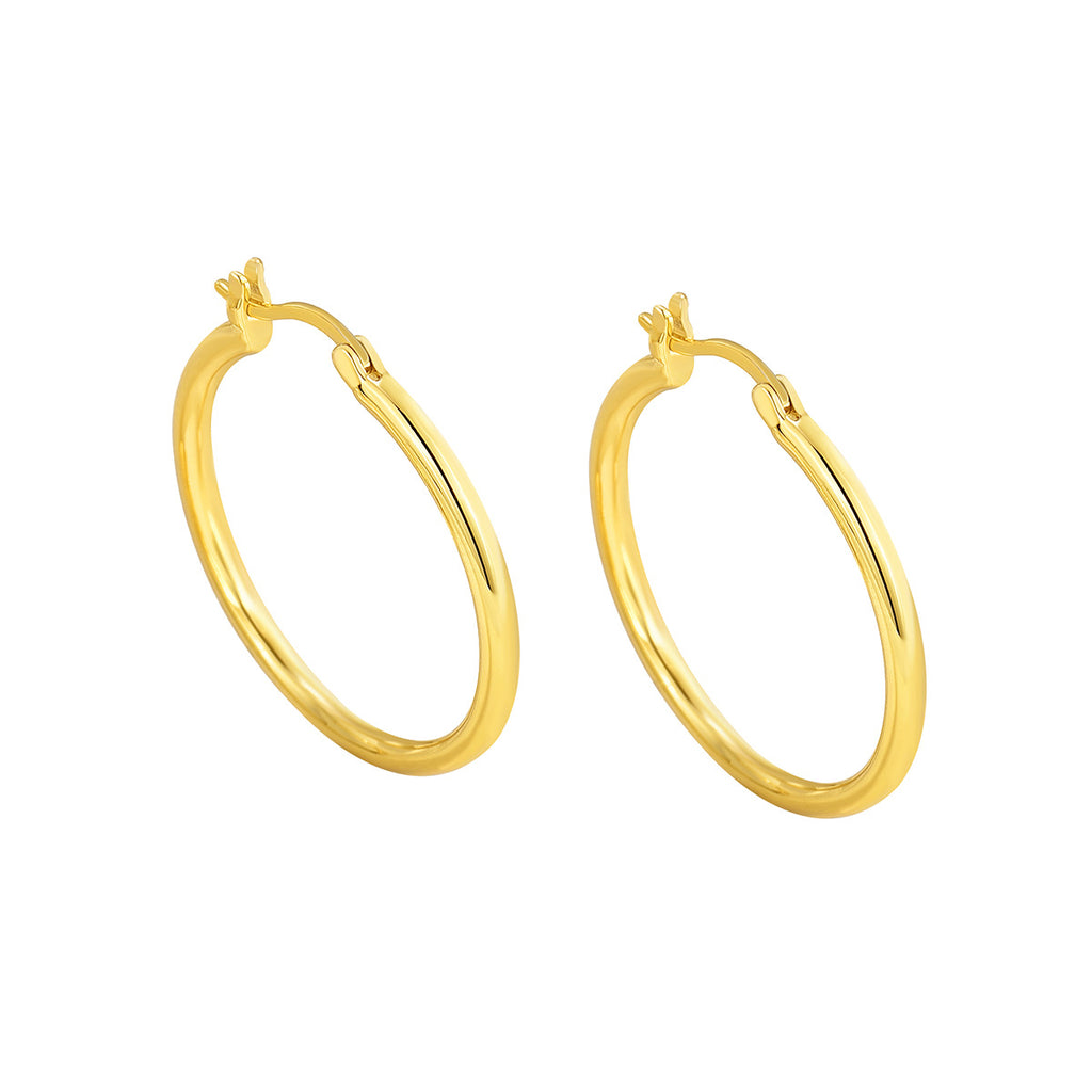 Vintage Simple Exaggerated Circle Hoop Earrings Metal Hoop Earrings for Women