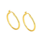 Vintage Simple Exaggerated Circle Hoop Earrings Metal Hoop Earrings for Women