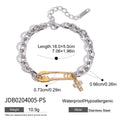 Gold-Plated Stainless Steel Bracelet — jewelry construction