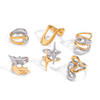 Color matching ring that doesn't fade, women's jewelry, stainless steel