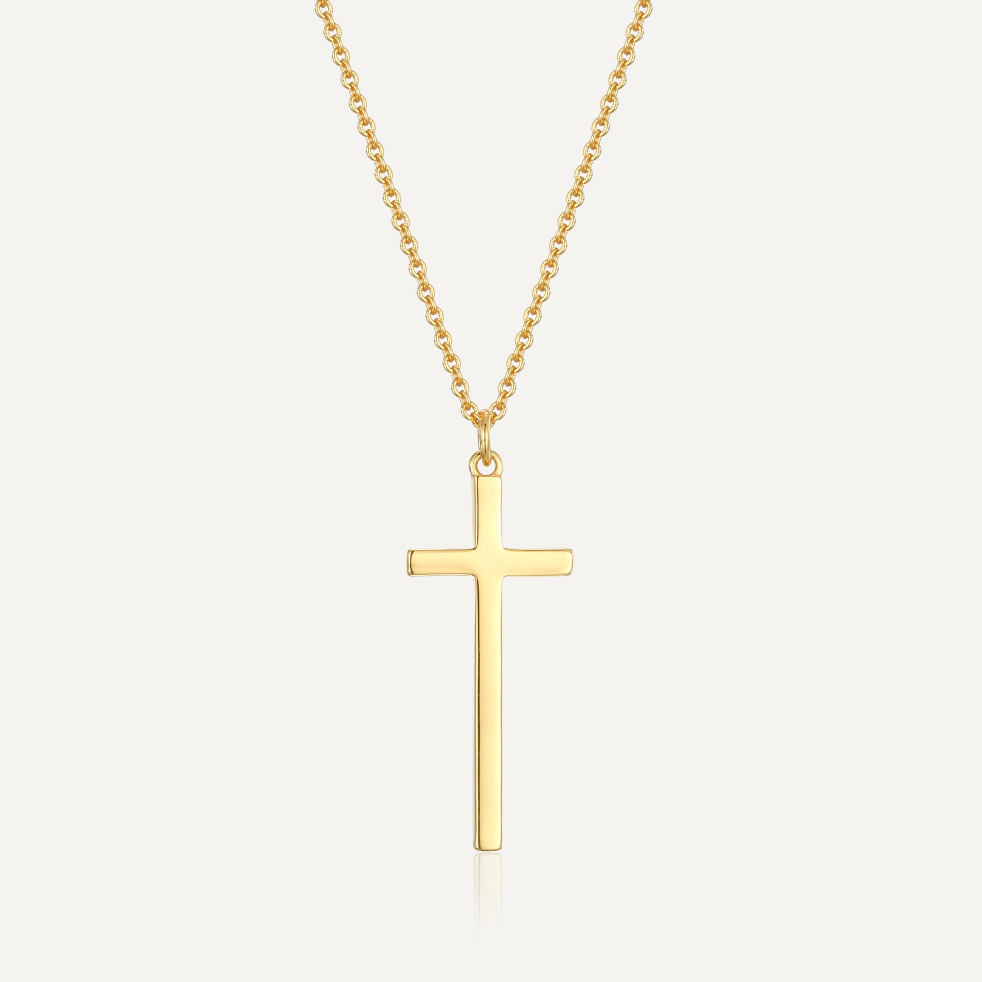 N0314 Cross Necklace American Style Men's Hip Hop Pendant Collarbone Necklace Trendy